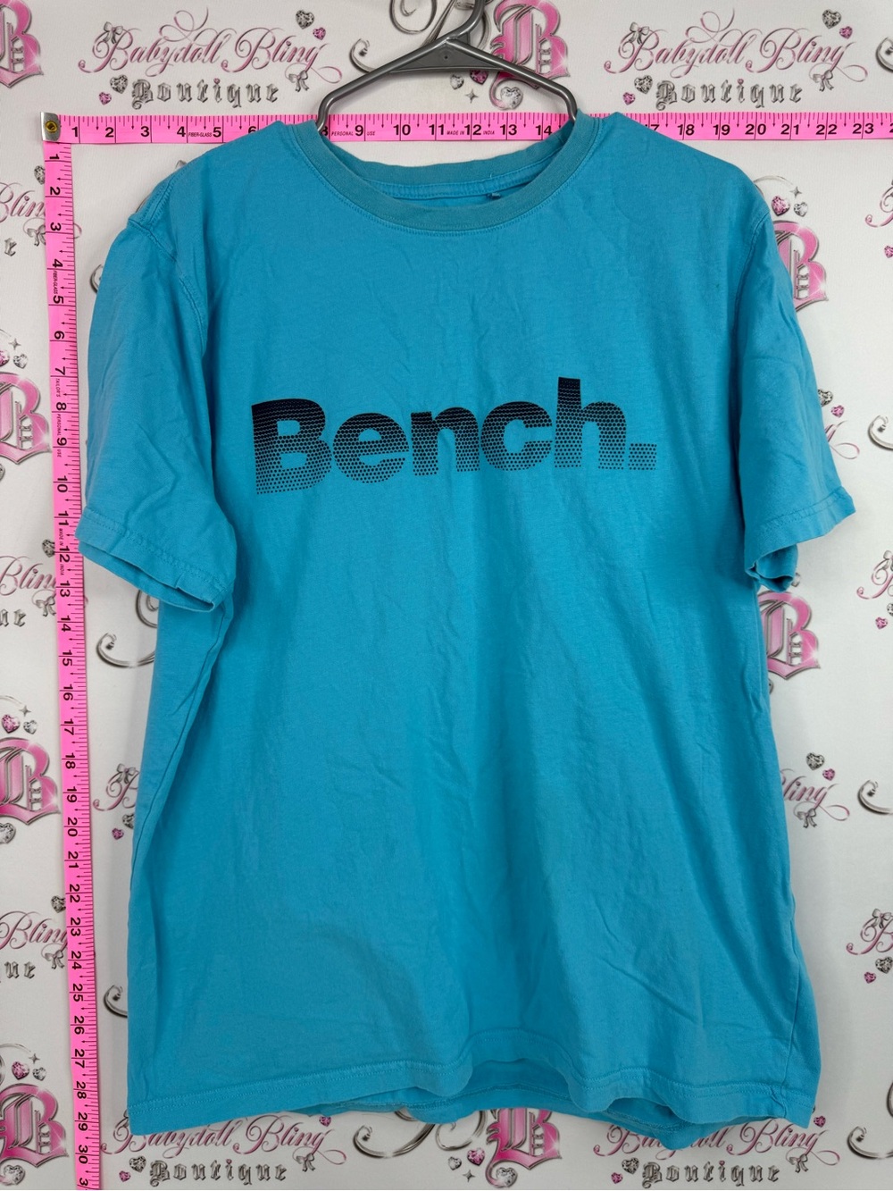 Bench Turquoise Short Sleeve Logo Tee